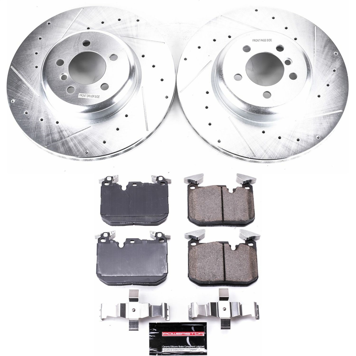 Power Stop - K7435 - Front - Disc Brake Pad and Rotor Kit