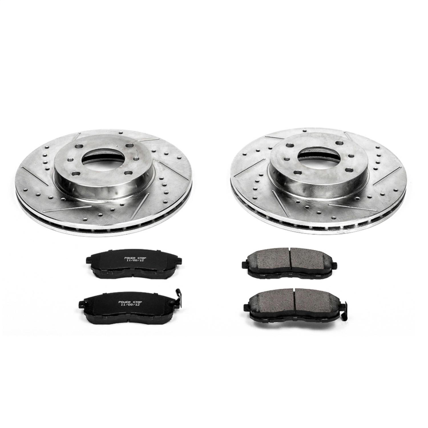 Power Stop - K749 - Front - Disc Brake Pad and Rotor Kit