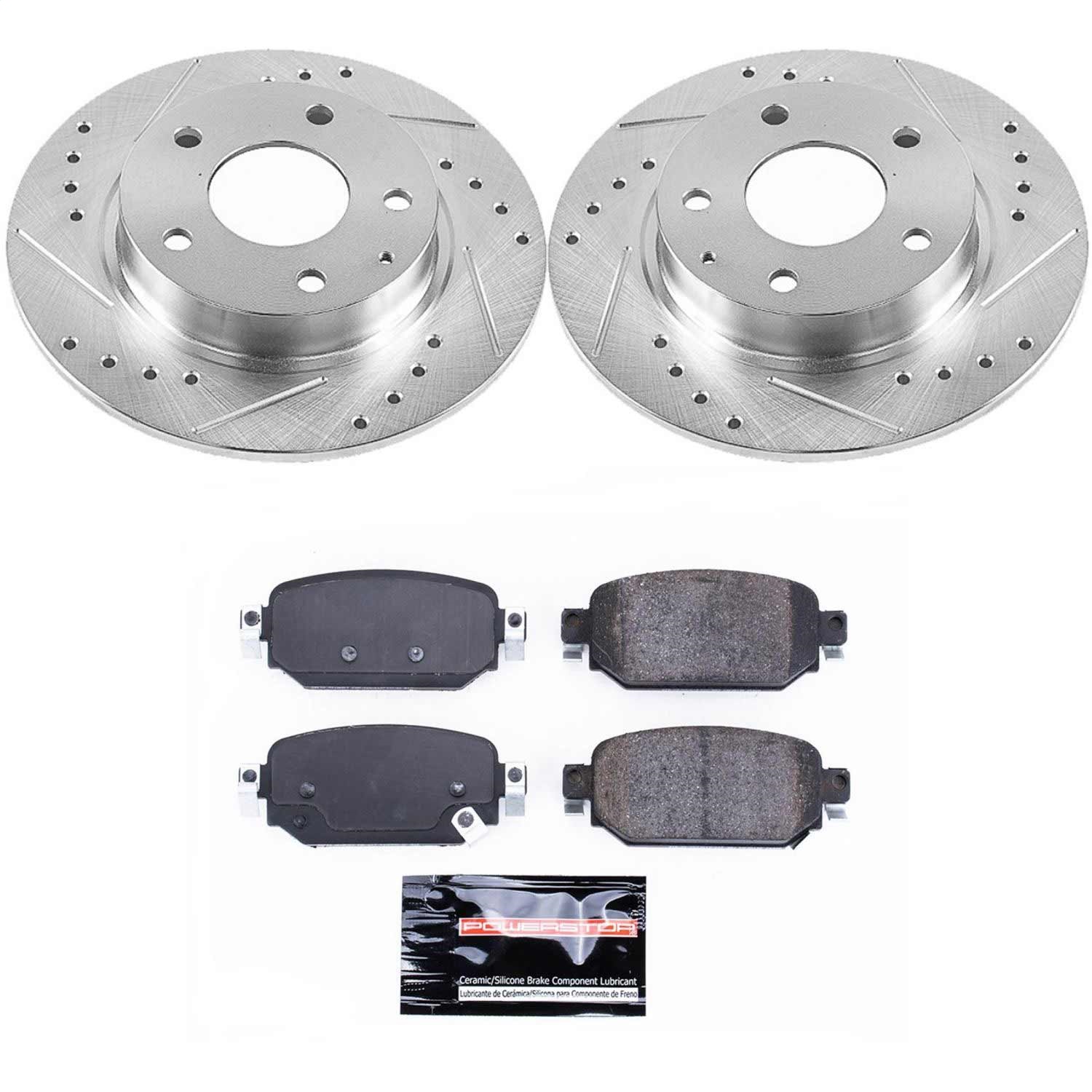 Power Stop - K7515 - Rear - Disc Brake Pad and Rotor Kit