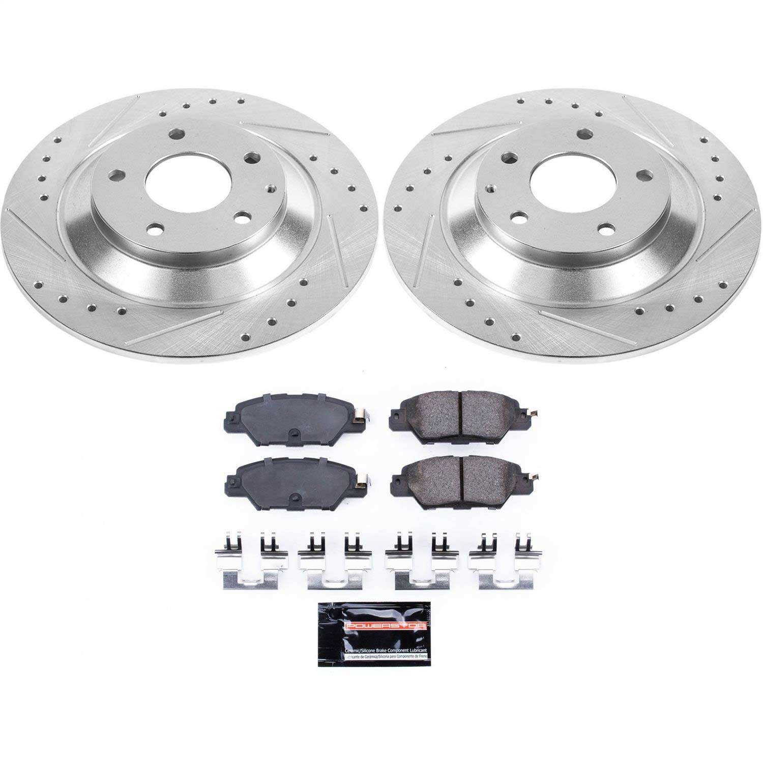 Power Stop - K7516 - Rear - Disc Brake Pad and Rotor Kit