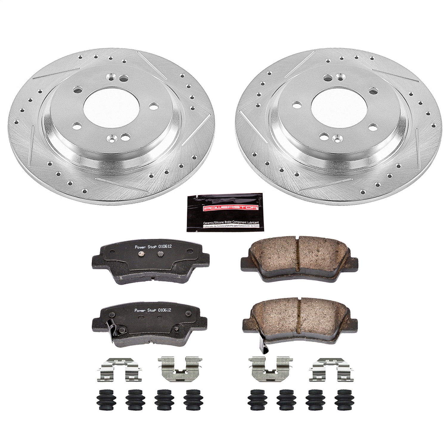 Power Stop - K7524 - Rear - Disc Brake Pad and Rotor Kit