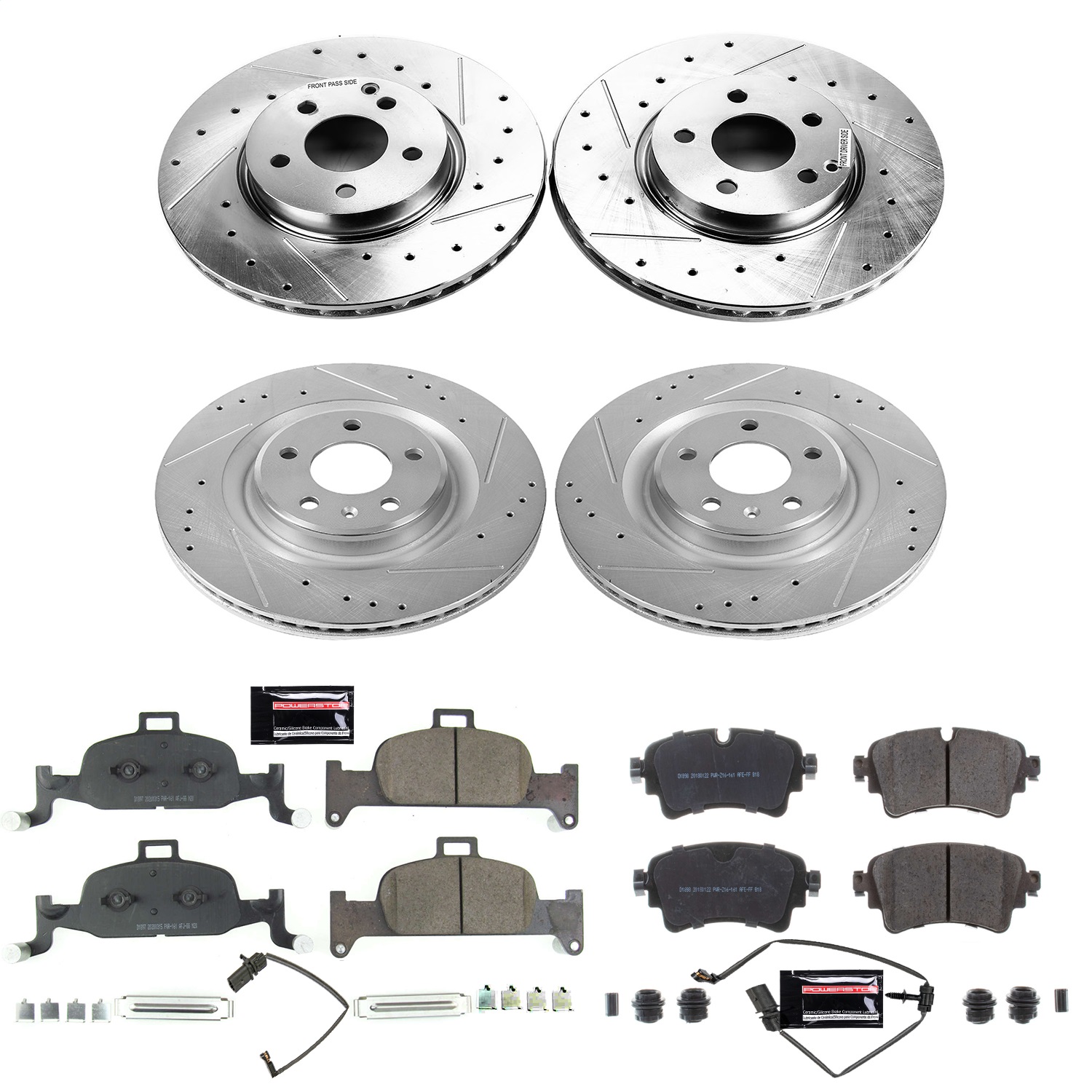 Power Stop - K7531 - Front and Rear - Disc Brake Pad and Rotor Kit