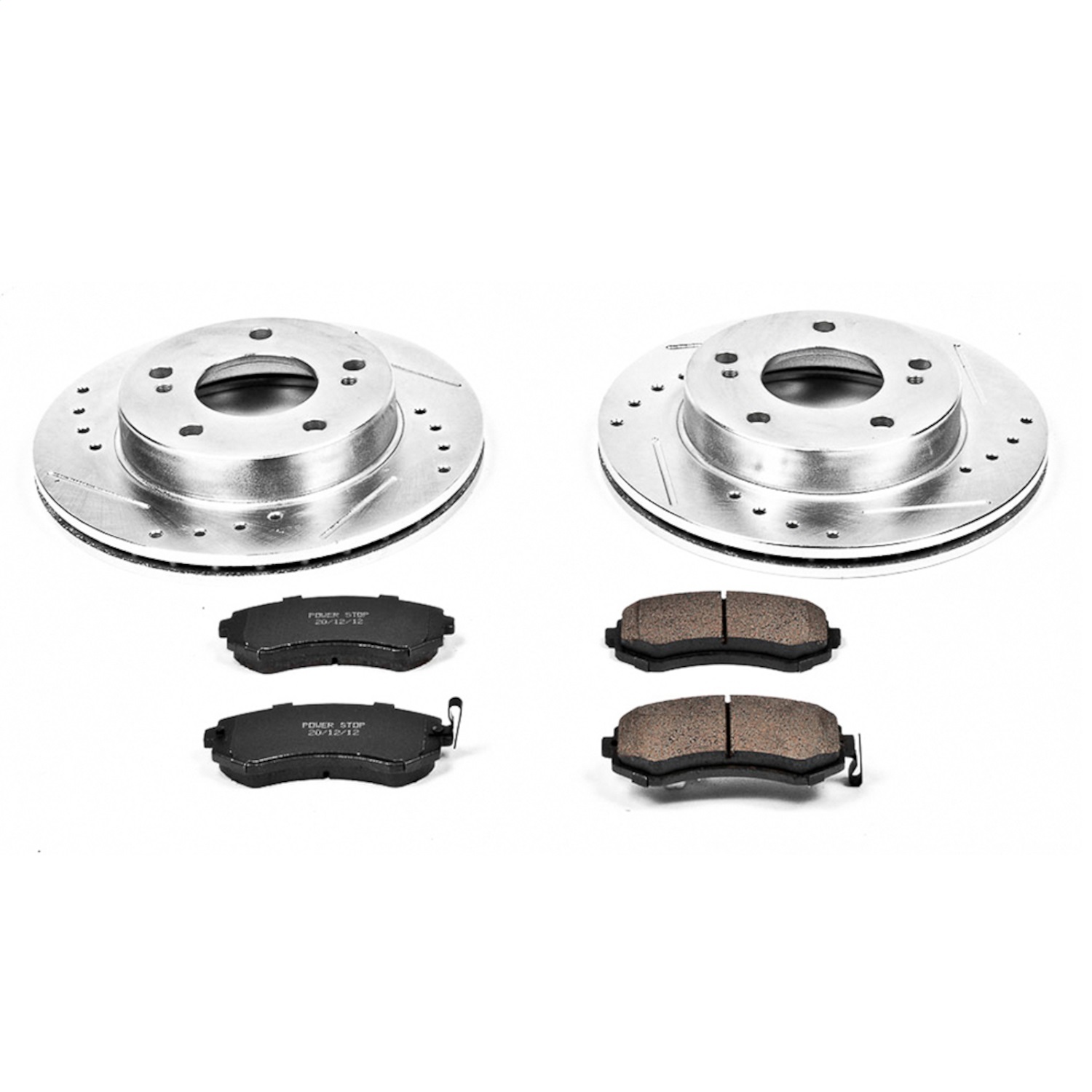 Power Stop - K754 - Front - Disc Brake Pad and Rotor Kit