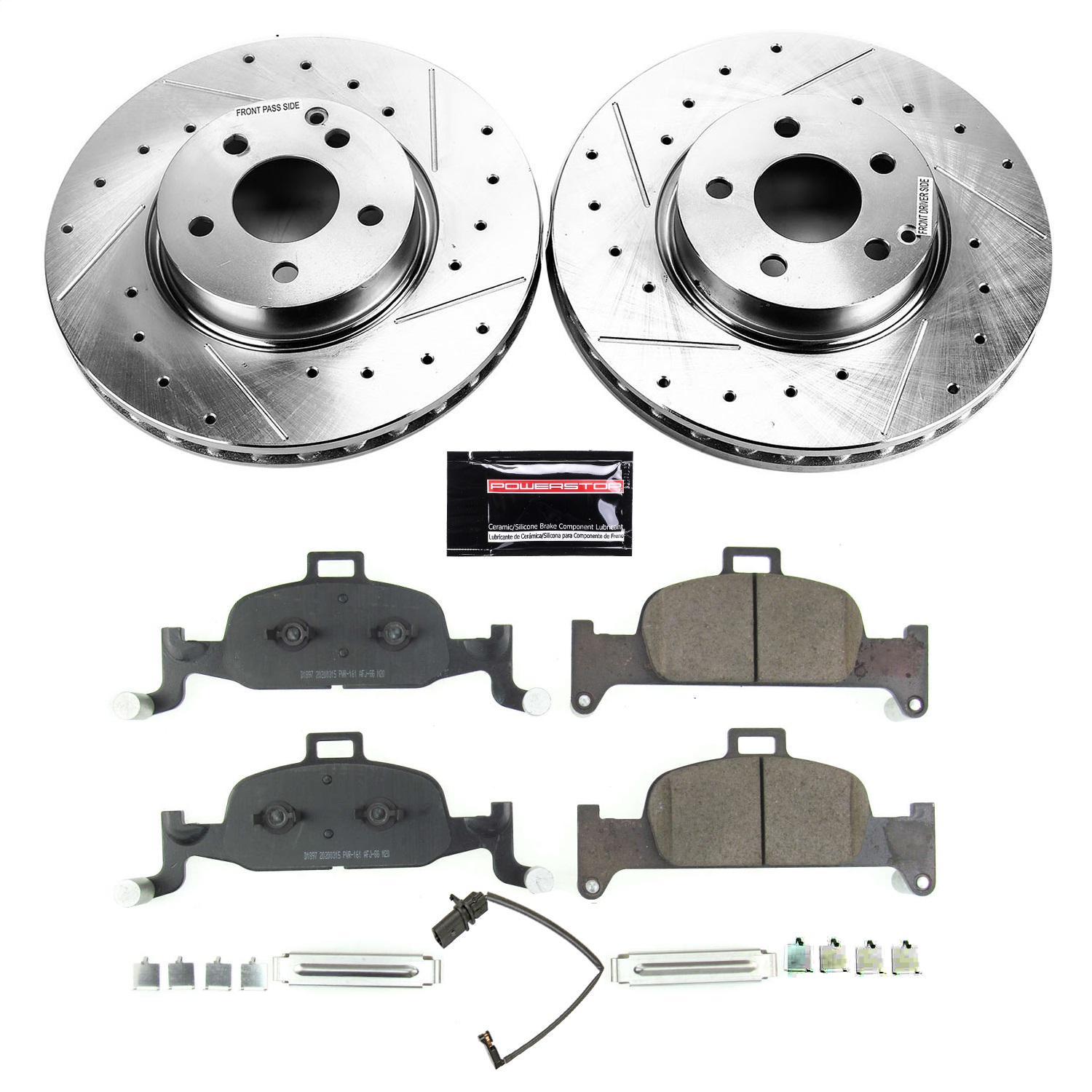 Power Stop - K7648 - Front - Disc Brake Pad and Rotor Kit