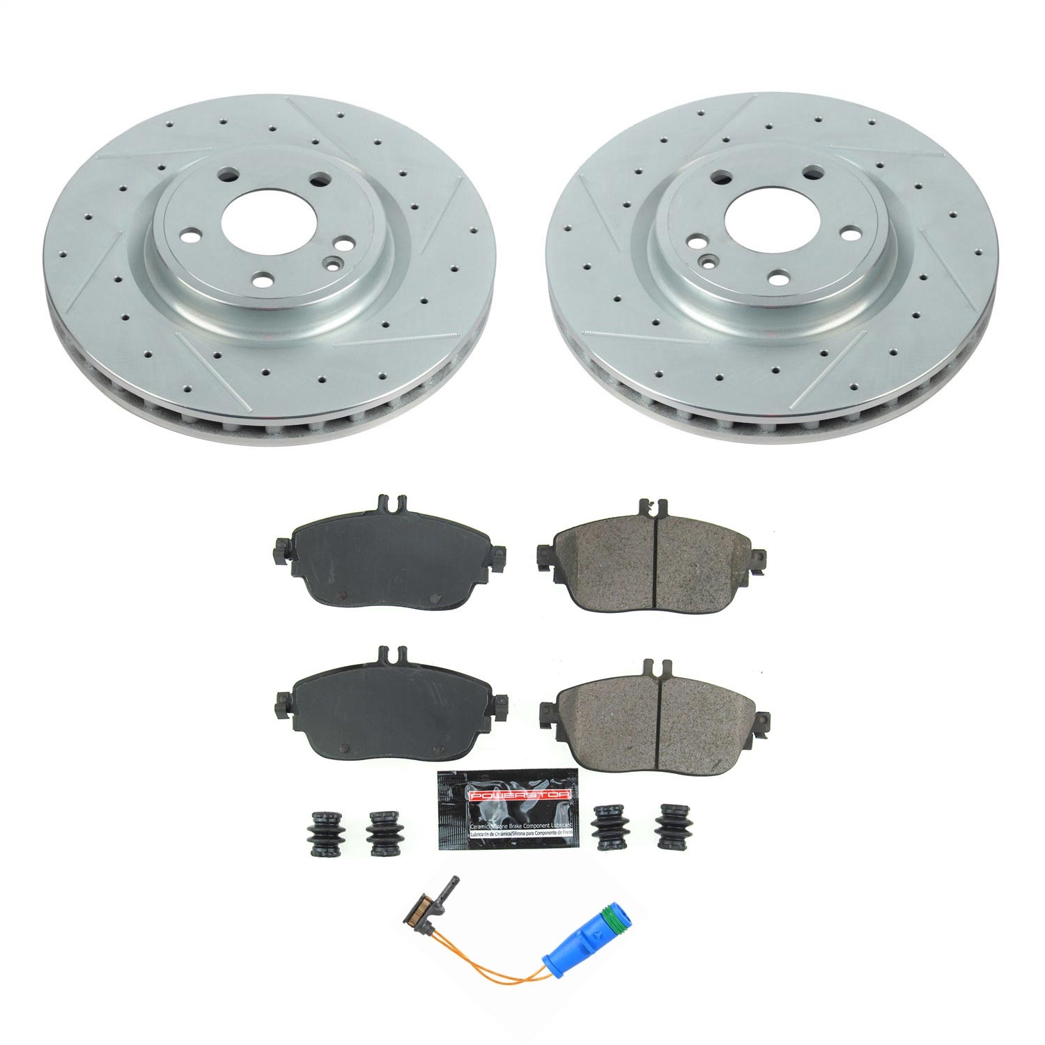 Power Stop - K7674 - Front - Disc Brake Pad and Rotor Kit