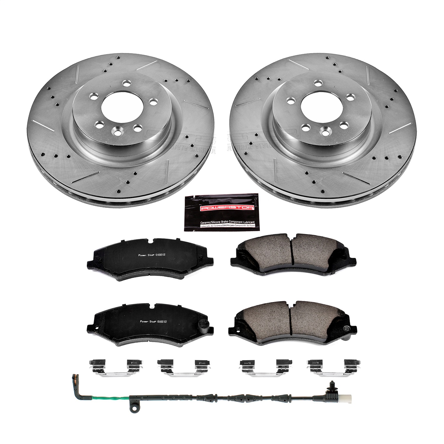 Power Stop - K7683 - Front - Disc Brake Pad and Rotor Kit