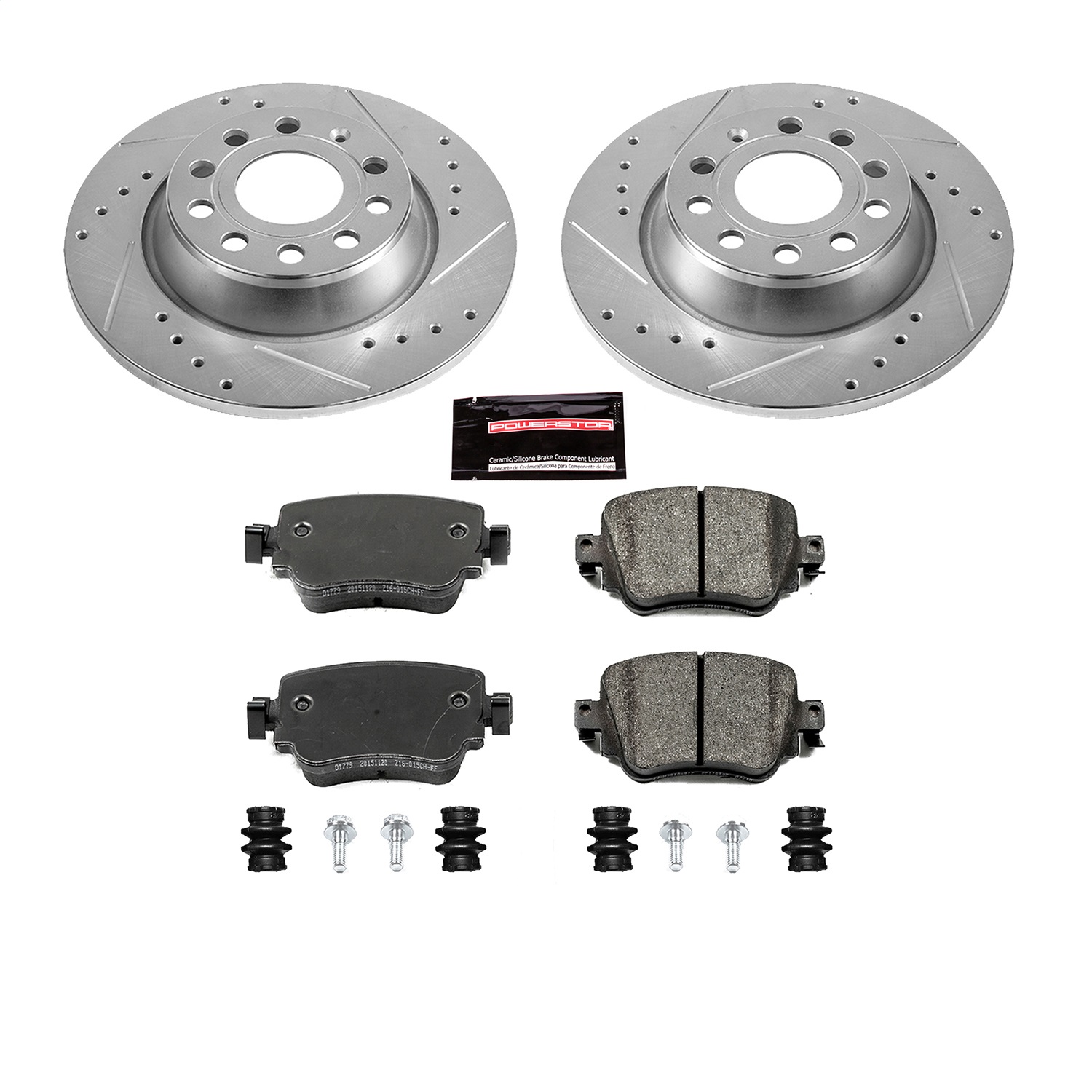 Power Stop - K7707 - Rear - Disc Brake Pad and Rotor Kit