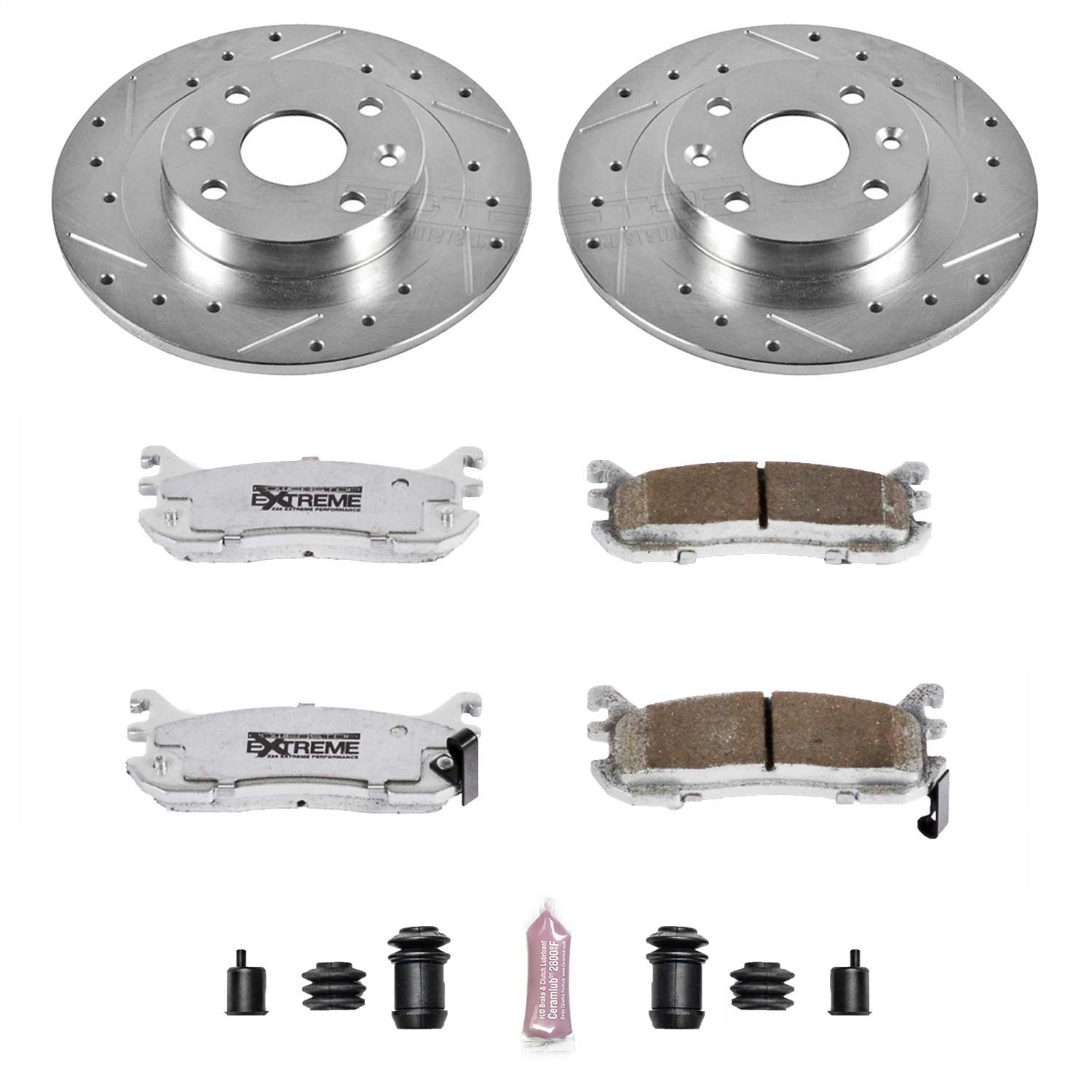 Power Stop - K772-26 - Rear - Disc Brake Pad and Rotor Kit