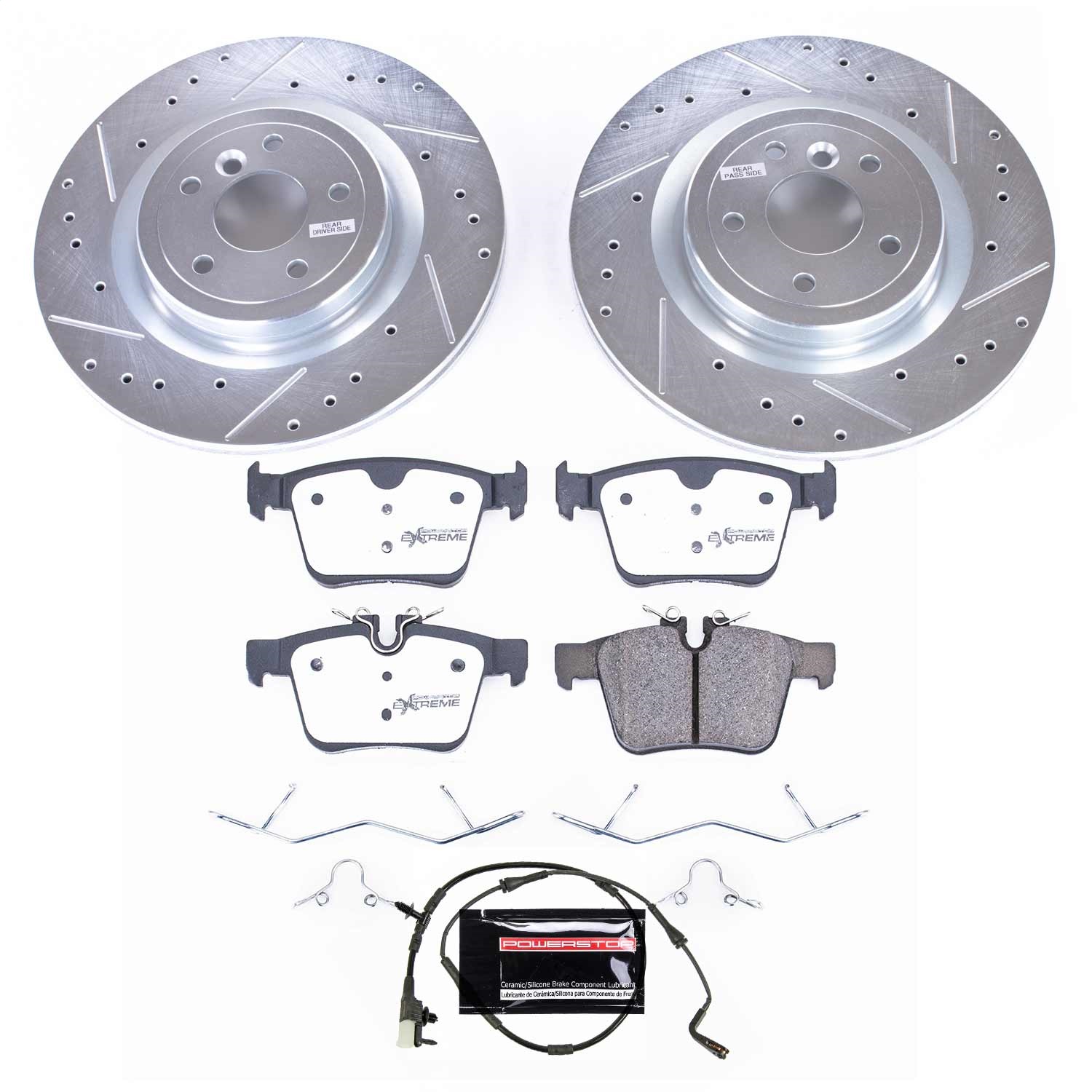 Power Stop - K7733-36 - Rear - Disc Brake Pad and Rotor Kit