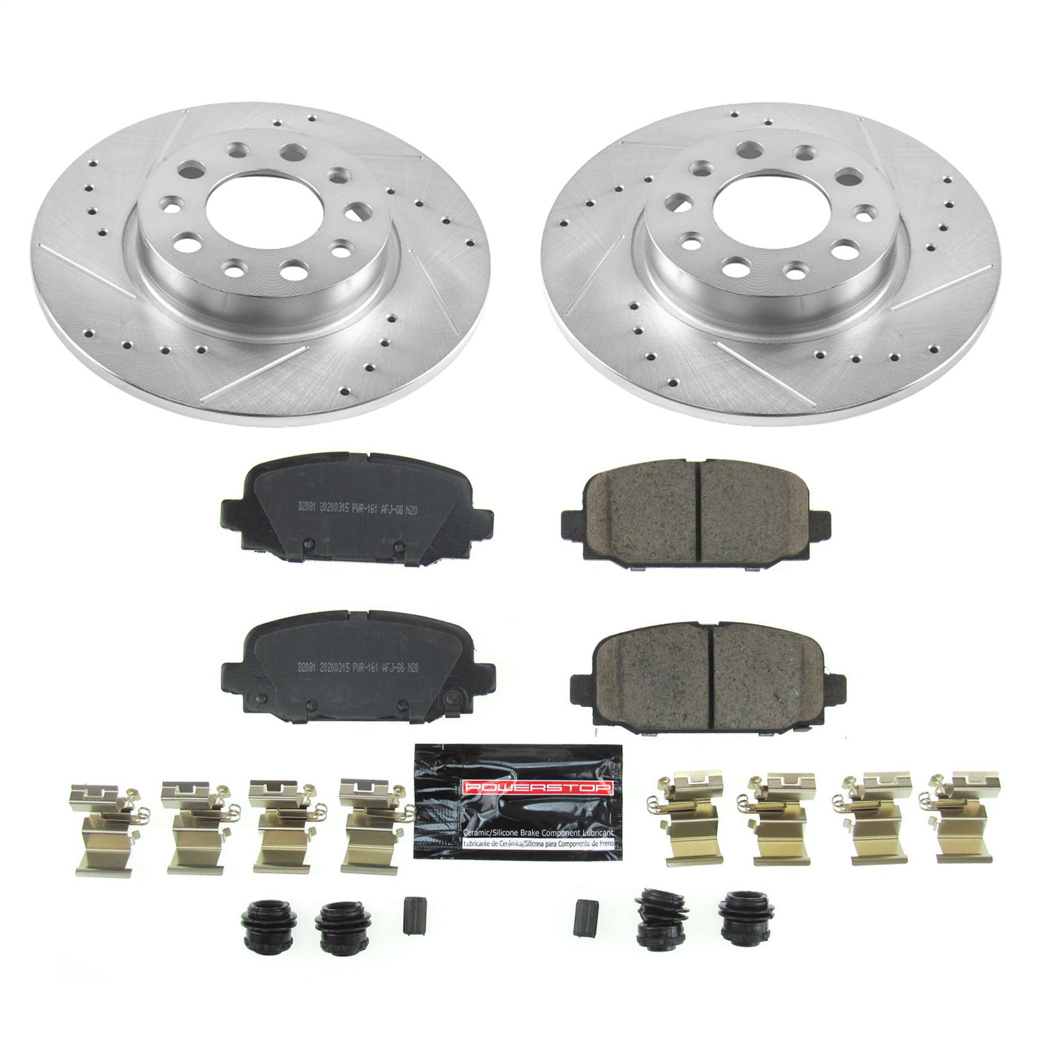 Power Stop - K7736 - Rear - Disc Brake Pad and Rotor Kit
