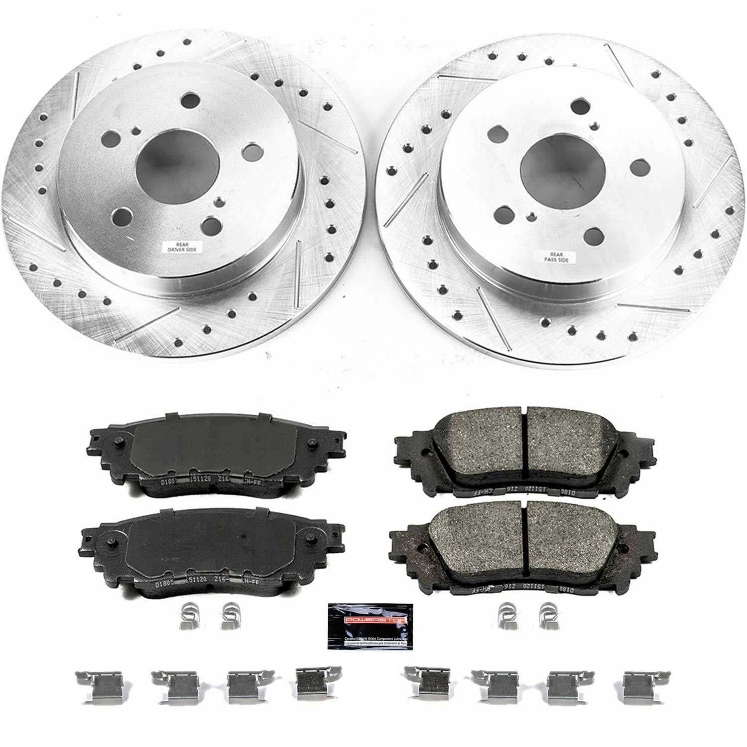 Power Stop - K7739 - Rear - Disc Brake Pad and Rotor Kit
