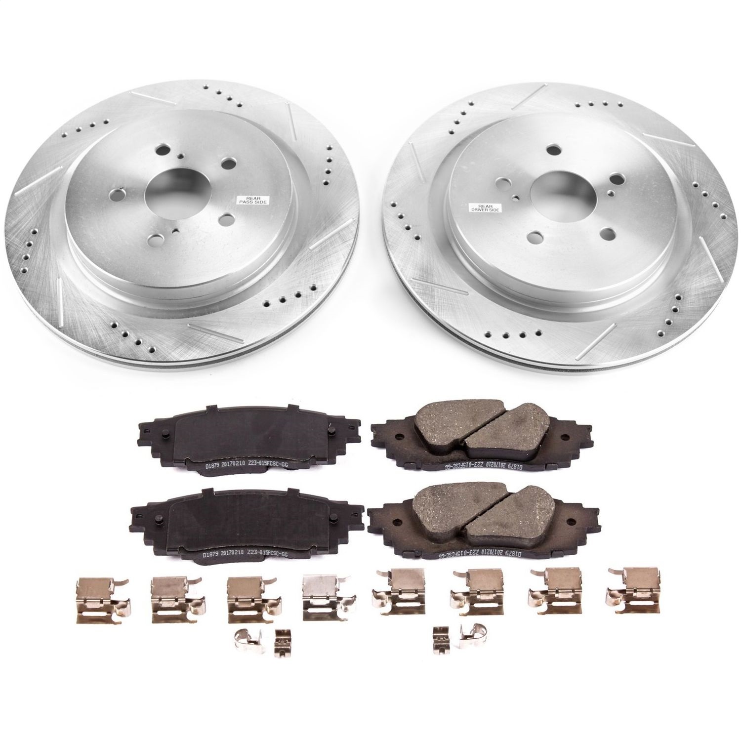 Power Stop - K7740 - Rear - Disc Brake Pad and Rotor Kit