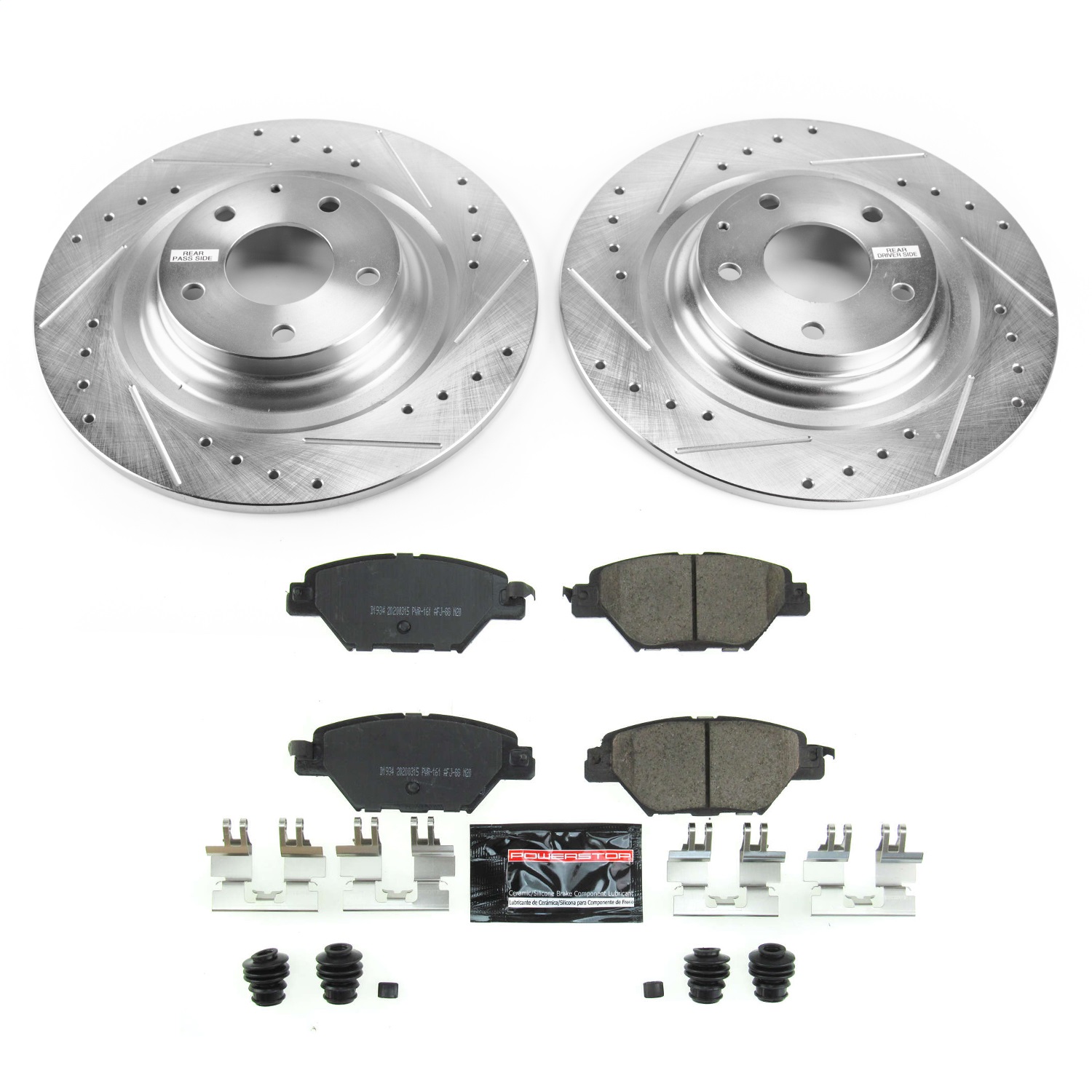 Power Stop - K7742 - Rear - Disc Brake Pad and Rotor Kit