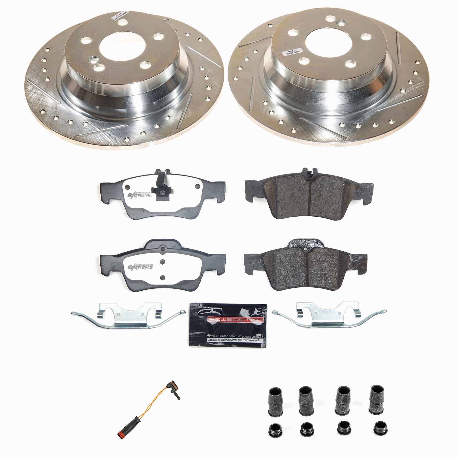 Power Stop - K7745-26 - Rear - Disc Brake Pad and Rotor Kit