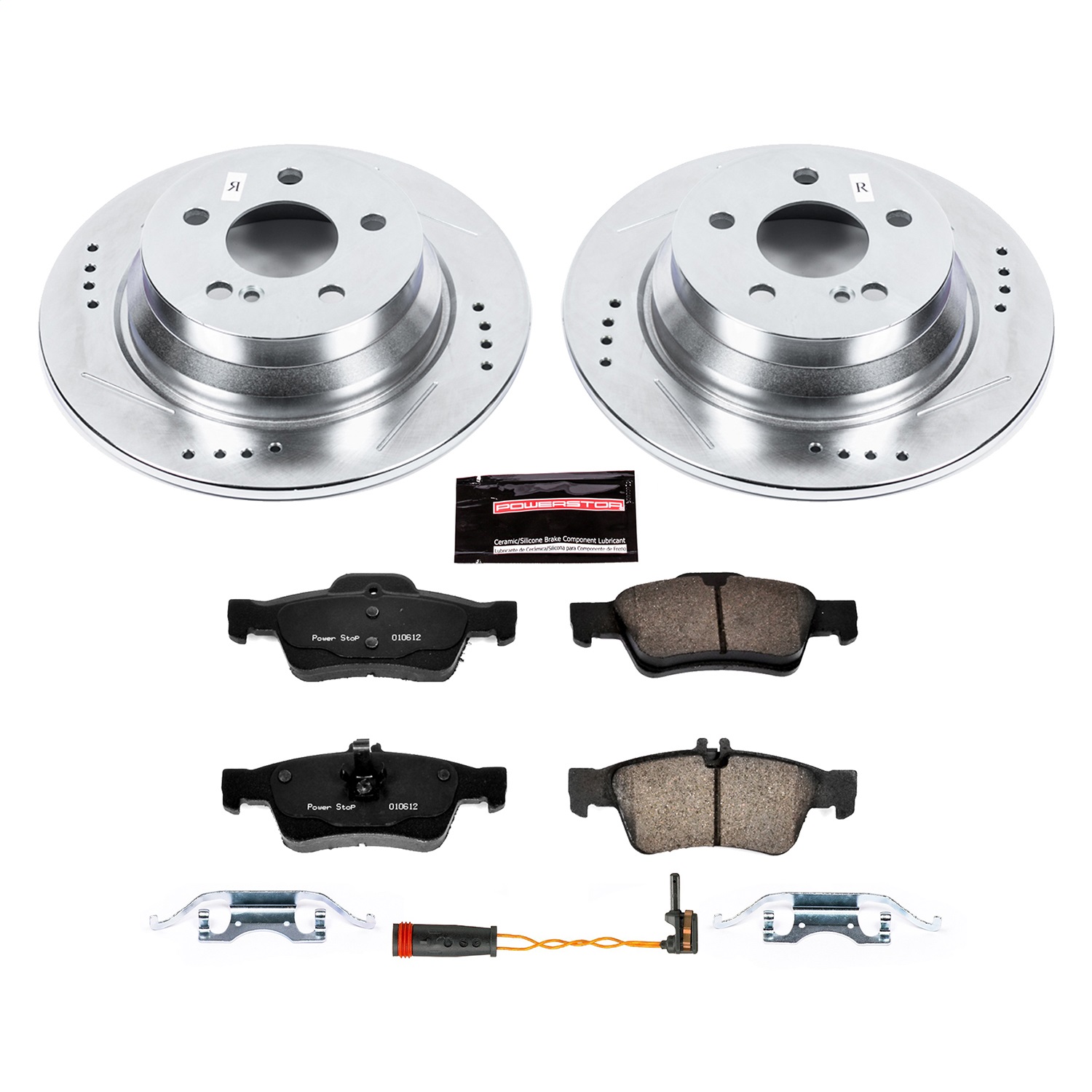 Power Stop - K7745 - Rear - Disc Brake Pad and Rotor Kit