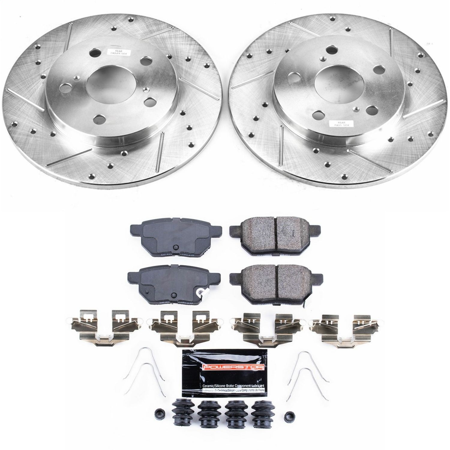 Power Stop - K7753 - Rear - Disc Brake Pad and Rotor Kit