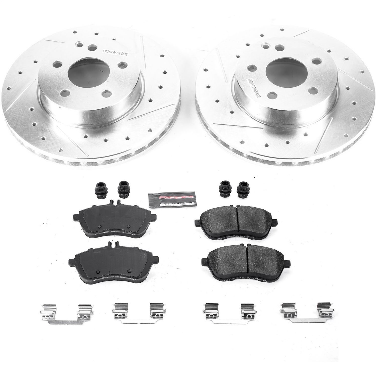 Power Stop - K7766 - Front - Disc Brake Pad and Rotor Kit