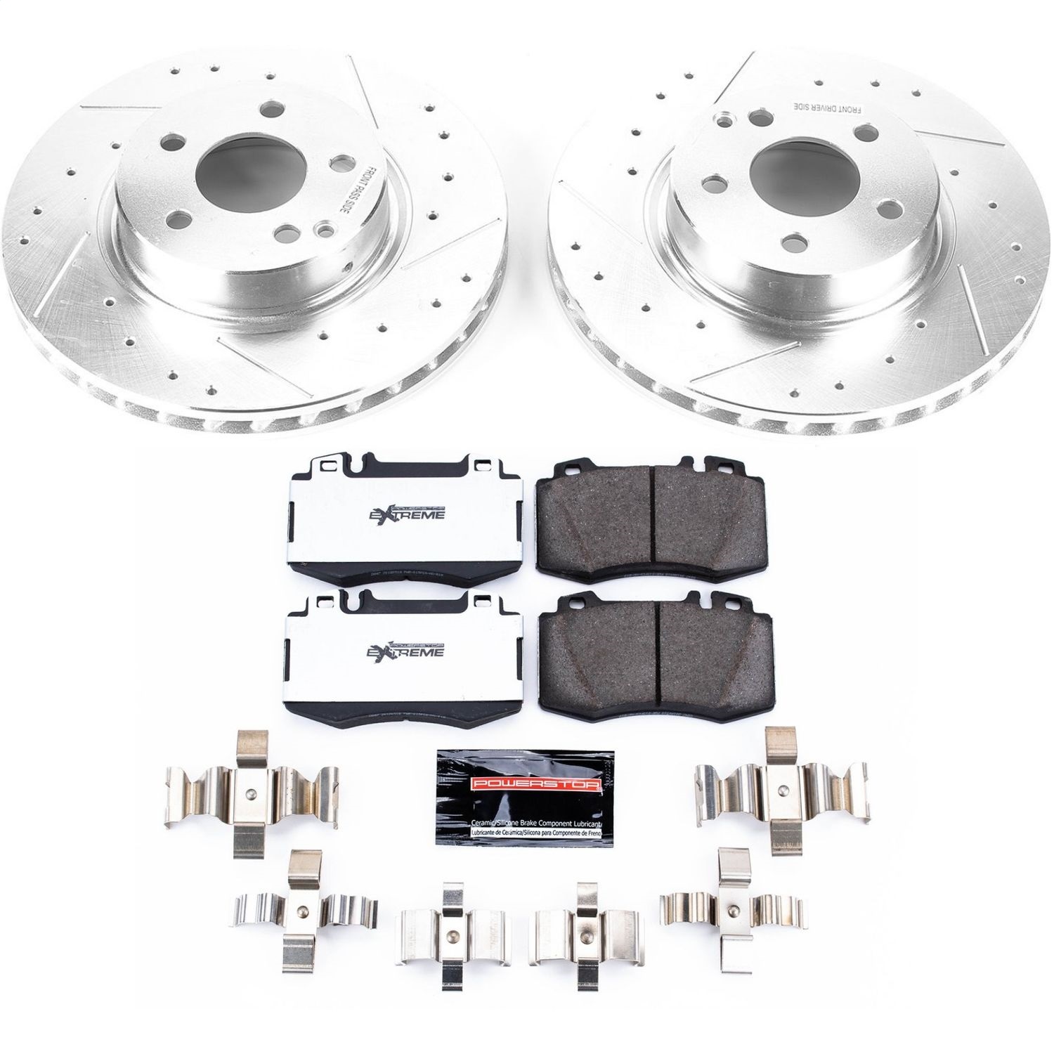 Power Stop - K7771-26 - Front - Disc Brake Pad and Rotor Kit