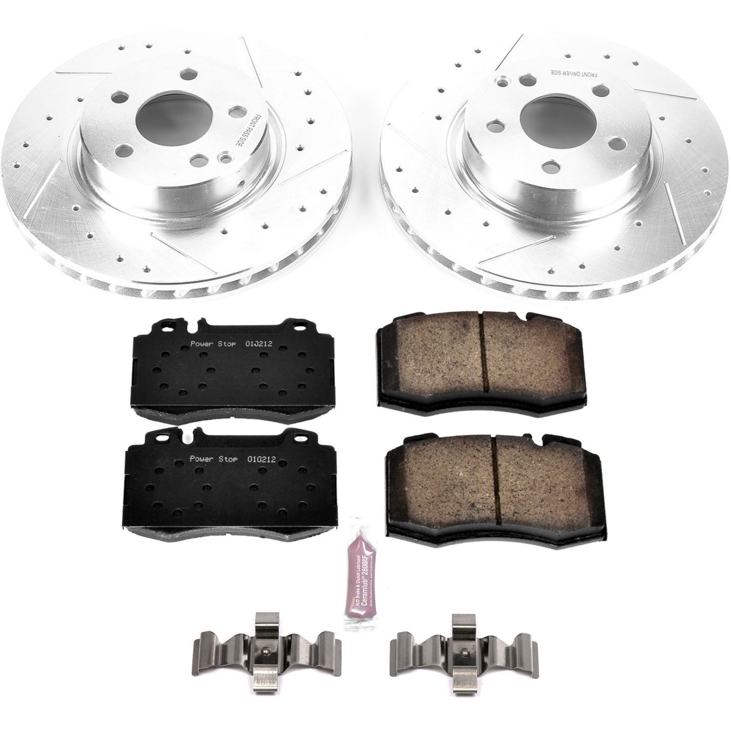 Power Stop - K7771 - Front - Disc Brake Pad and Rotor Kit