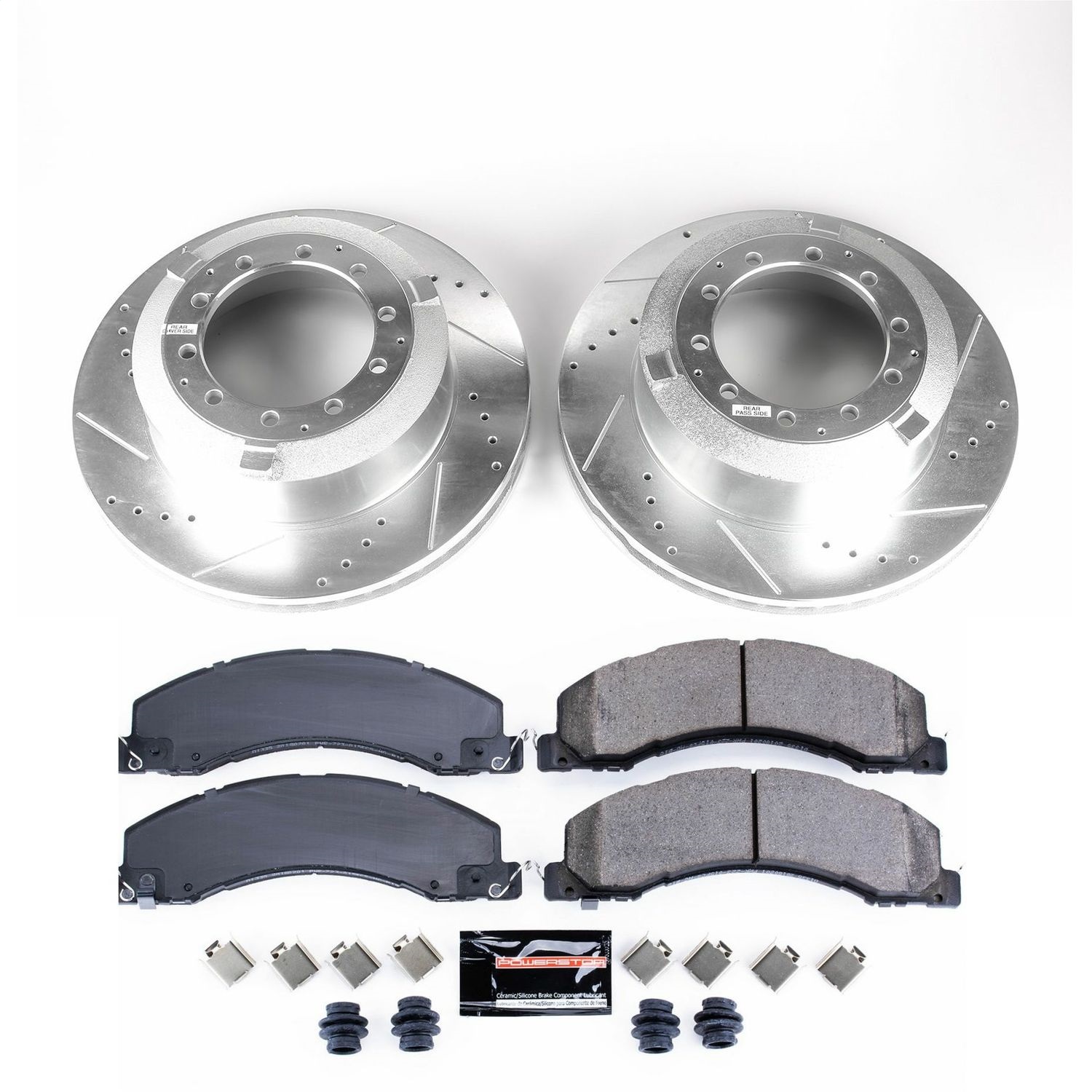 Power Stop - K7800 - Rear - Disc Brake Pad and Rotor Kit