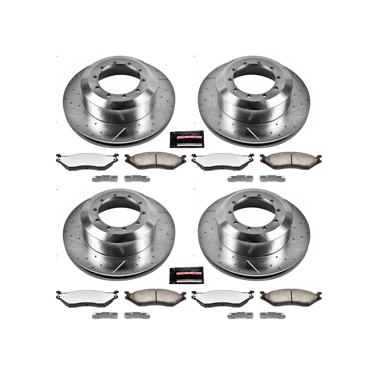 Power Stop - K7820-36 - Front and Rear - Disc Brake Pad and Rotor Kit