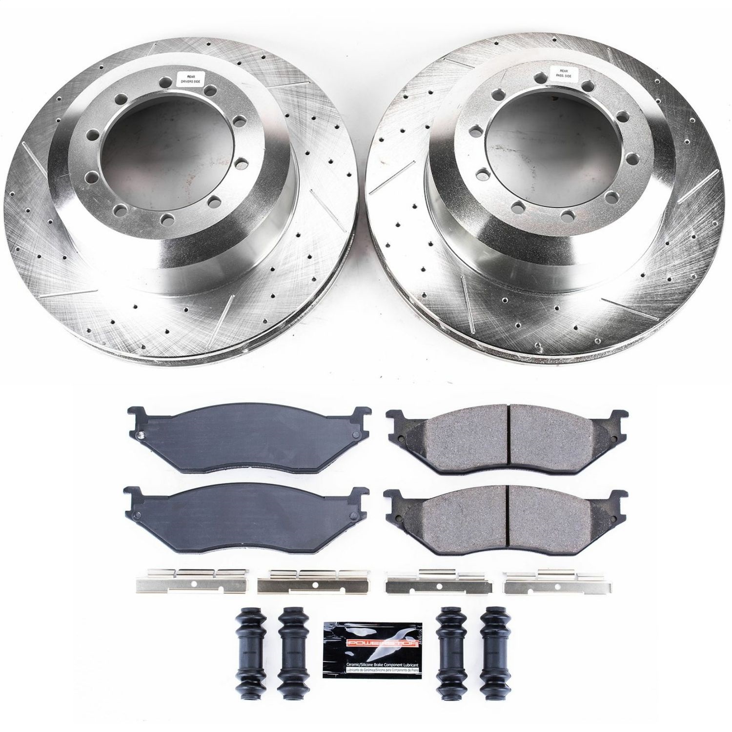 Power Stop - K7820 - Front and Rear - Disc Brake Pad and Rotor Kit