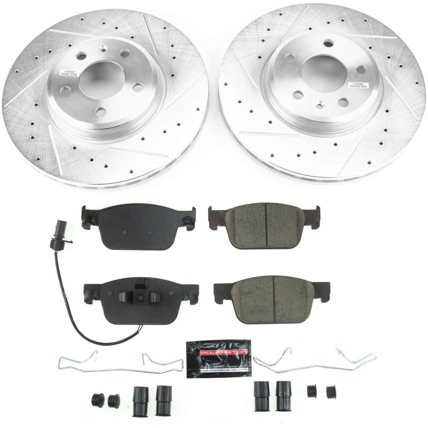 Power Stop - K7860 - Front - Disc Brake Pad and Rotor Kit
