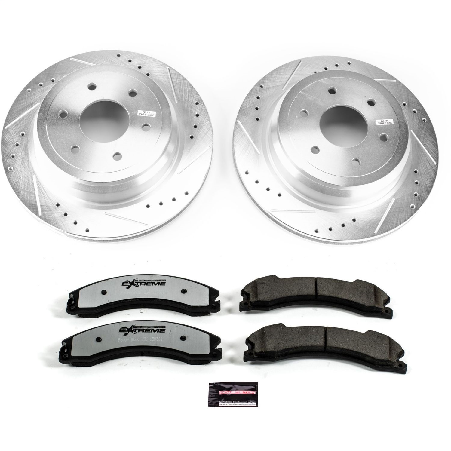 Power Stop - K7877-36 - Rear - Disc Brake Pad and Rotor Kit