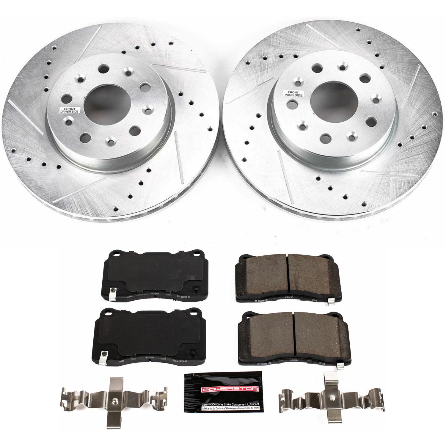 Power Stop - K7882 - Front - Disc Brake Pad and Rotor Kit