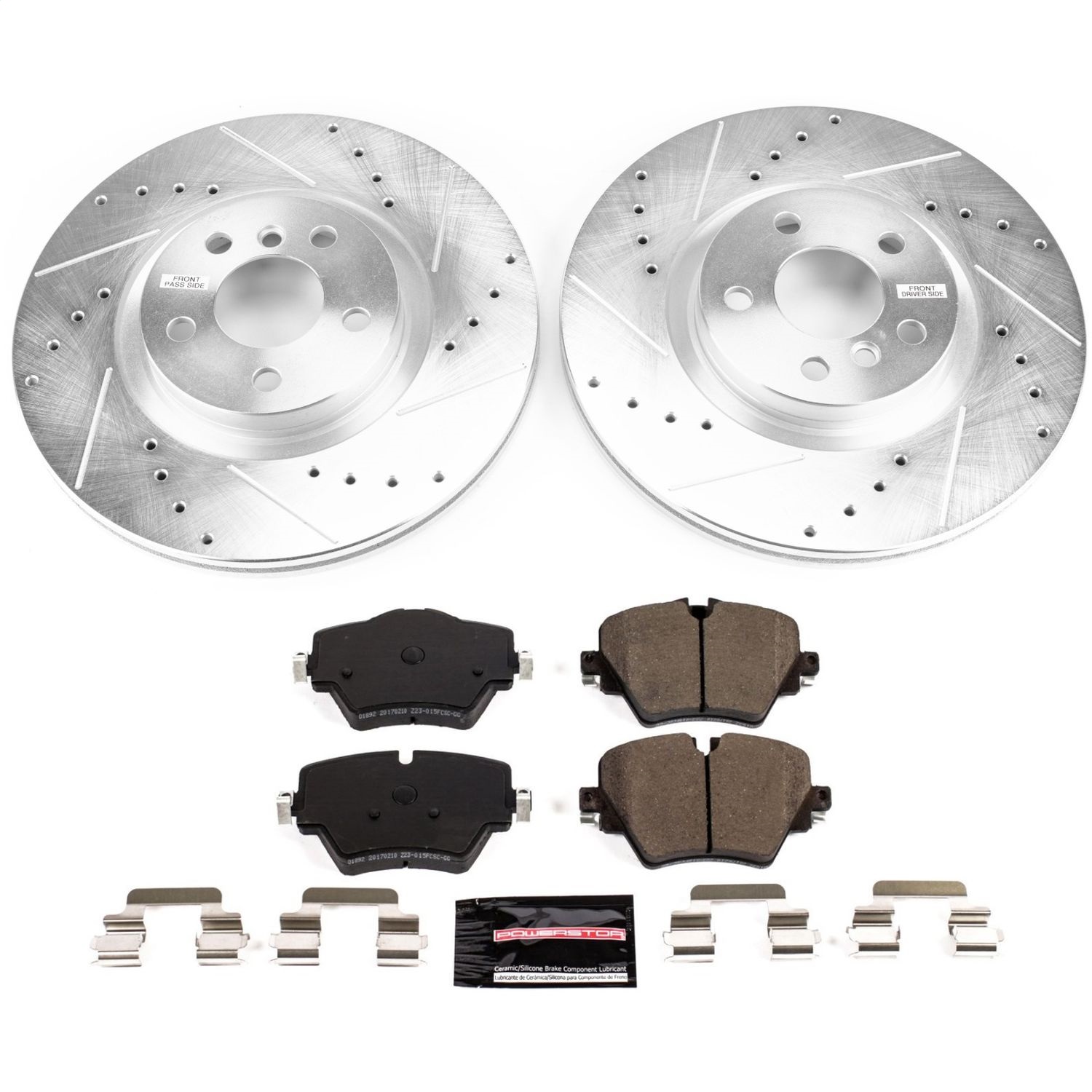 Power Stop - K7888 - Front - Disc Brake Pad and Rotor Kit