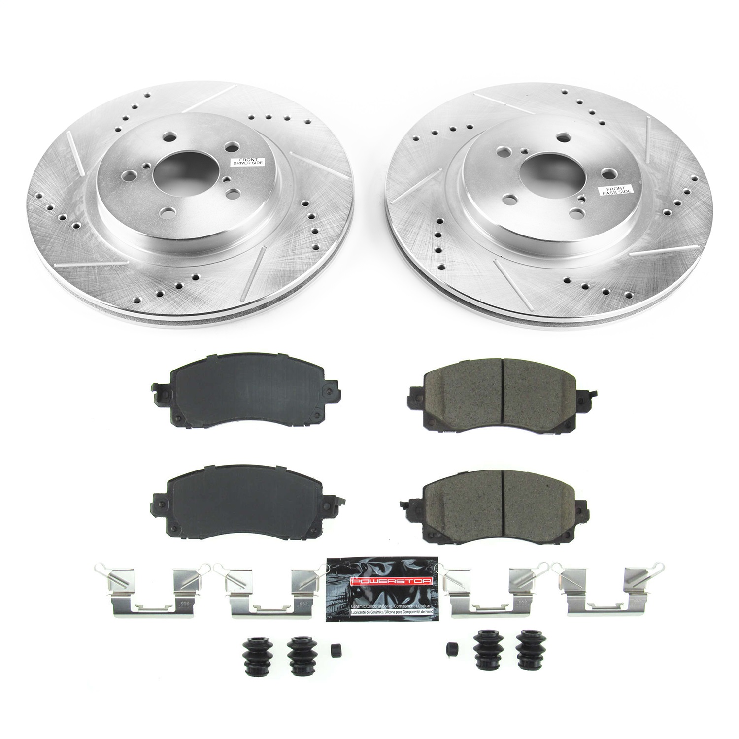 Power Stop - K7892 - Front - Disc Brake Pad and Rotor Kit