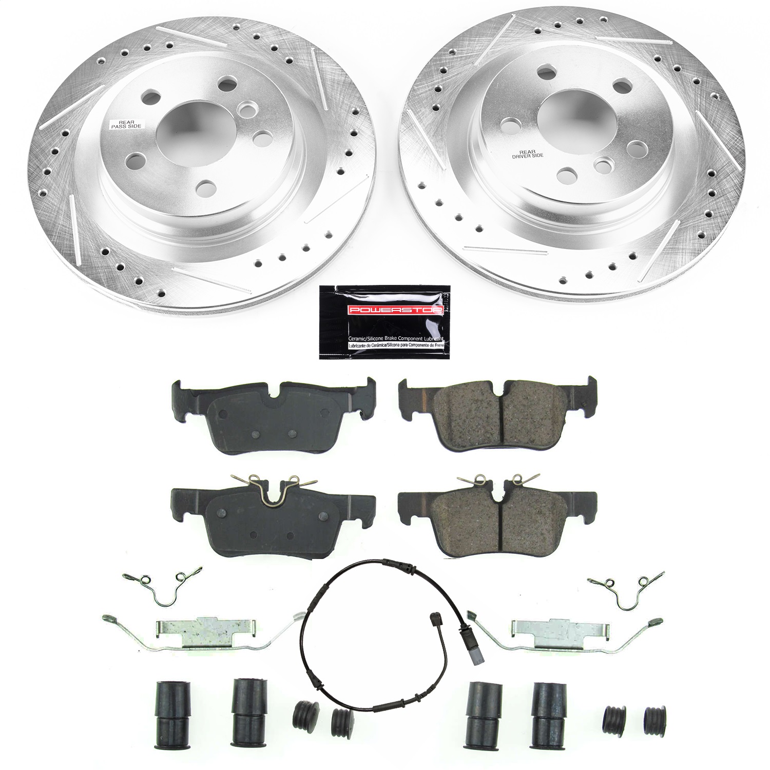 Power Stop - K7899 - Rear - Disc Brake Pad and Rotor Kit
