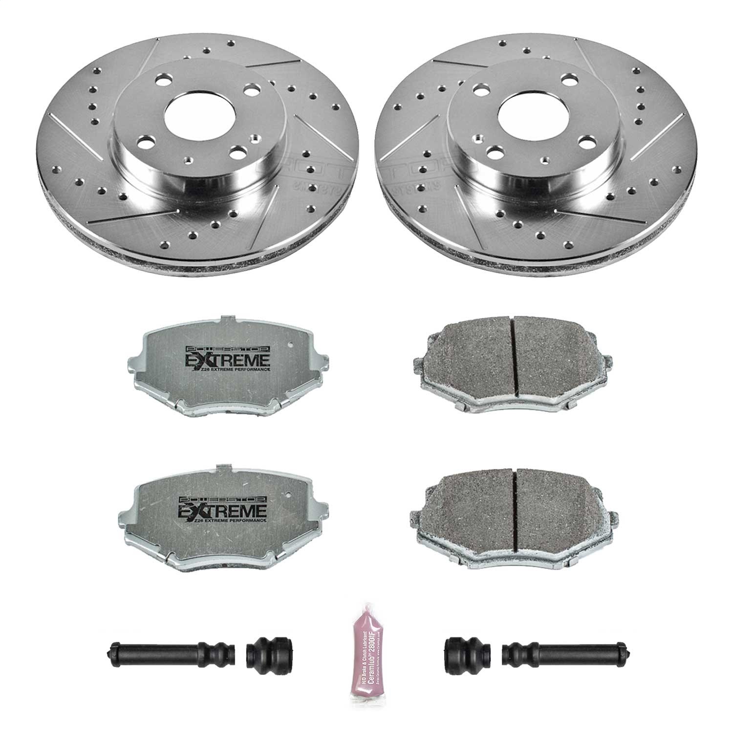 Power Stop - K793-26 - Front - Disc Brake Pad and Rotor Kit