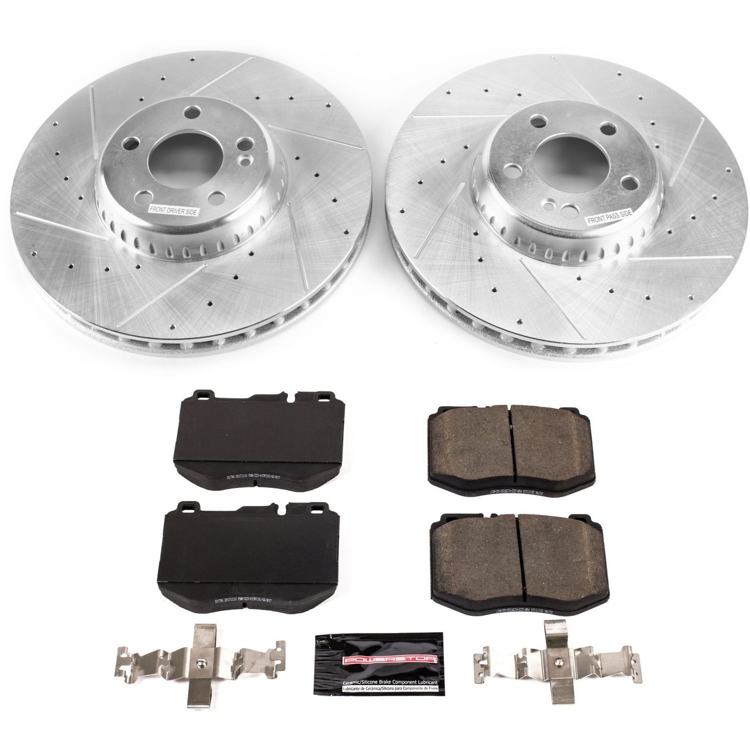 Power Stop - K7969 - Front - Disc Brake Pad and Rotor Kit
