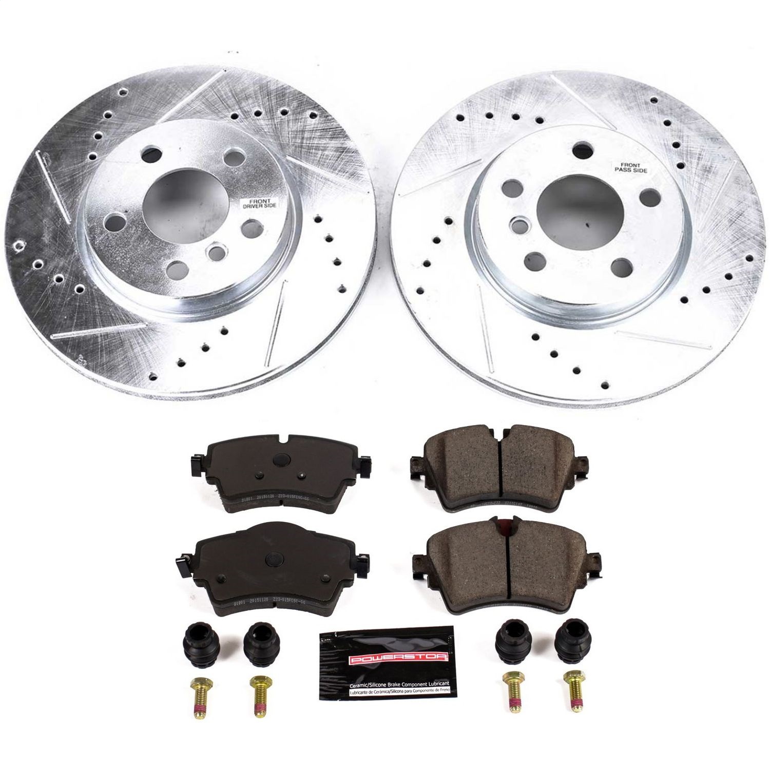 Power Stop - K7979 - Front - Disc Brake Pad and Rotor Kit