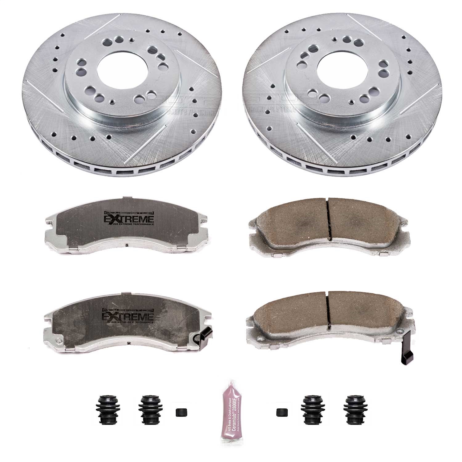 Power Stop - K798-26 - Front - Disc Brake Pad and Rotor Kit