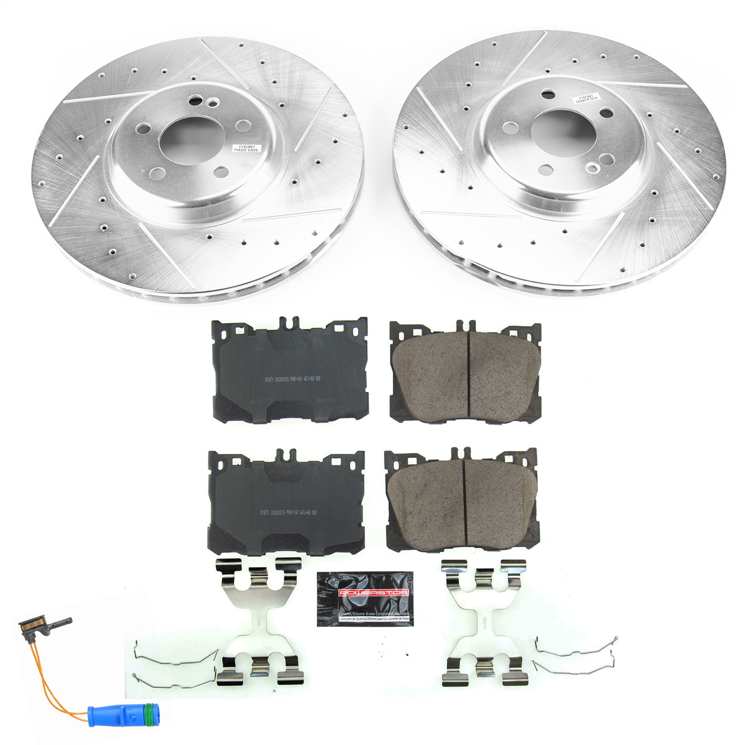Power Stop - K7986 - Front - Disc Brake Pad and Rotor Kit