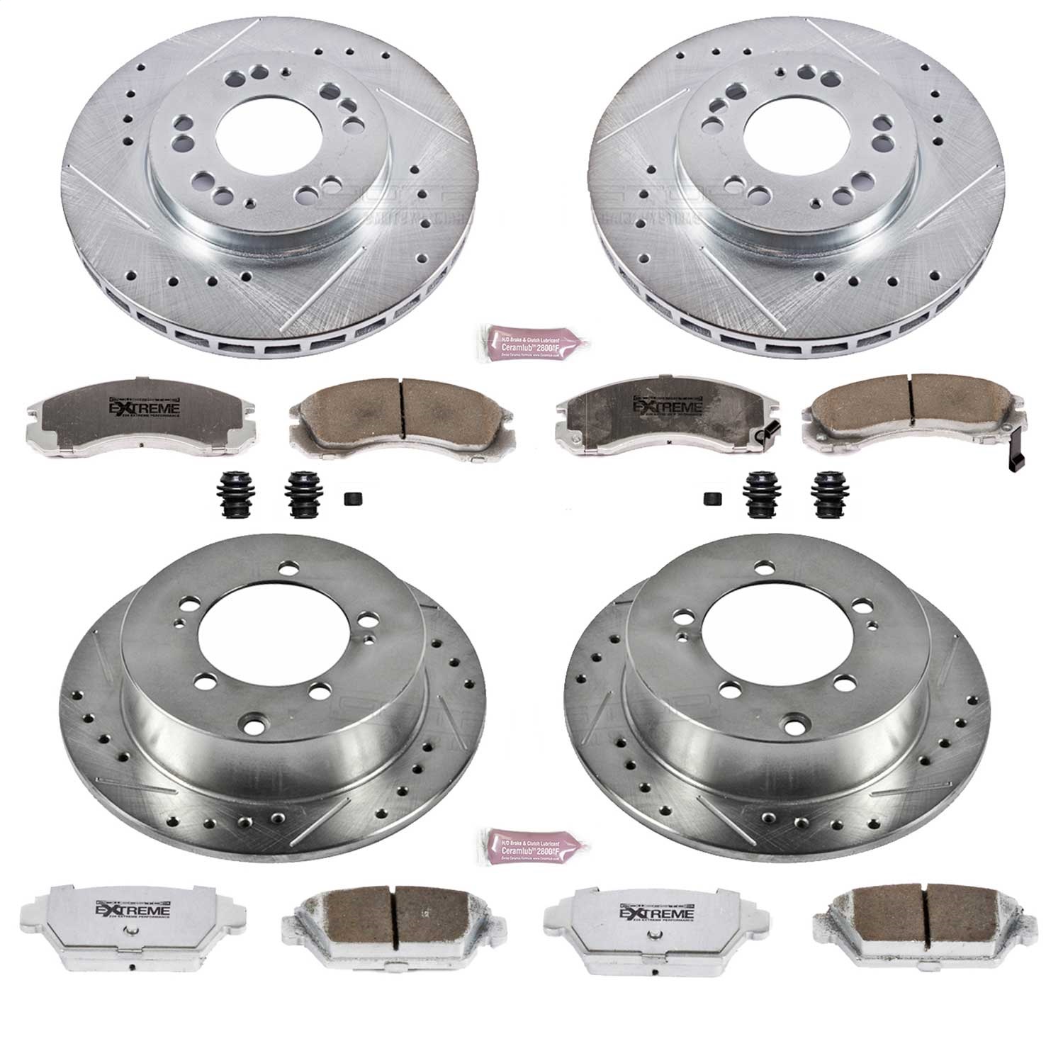 Power Stop - K799-26 - Front and Rear - Disc Brake Pad and Rotor Kit