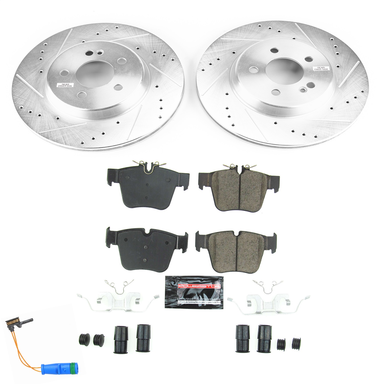 Power Stop - K7990 - Rear - Disc Brake Pad and Rotor Kit