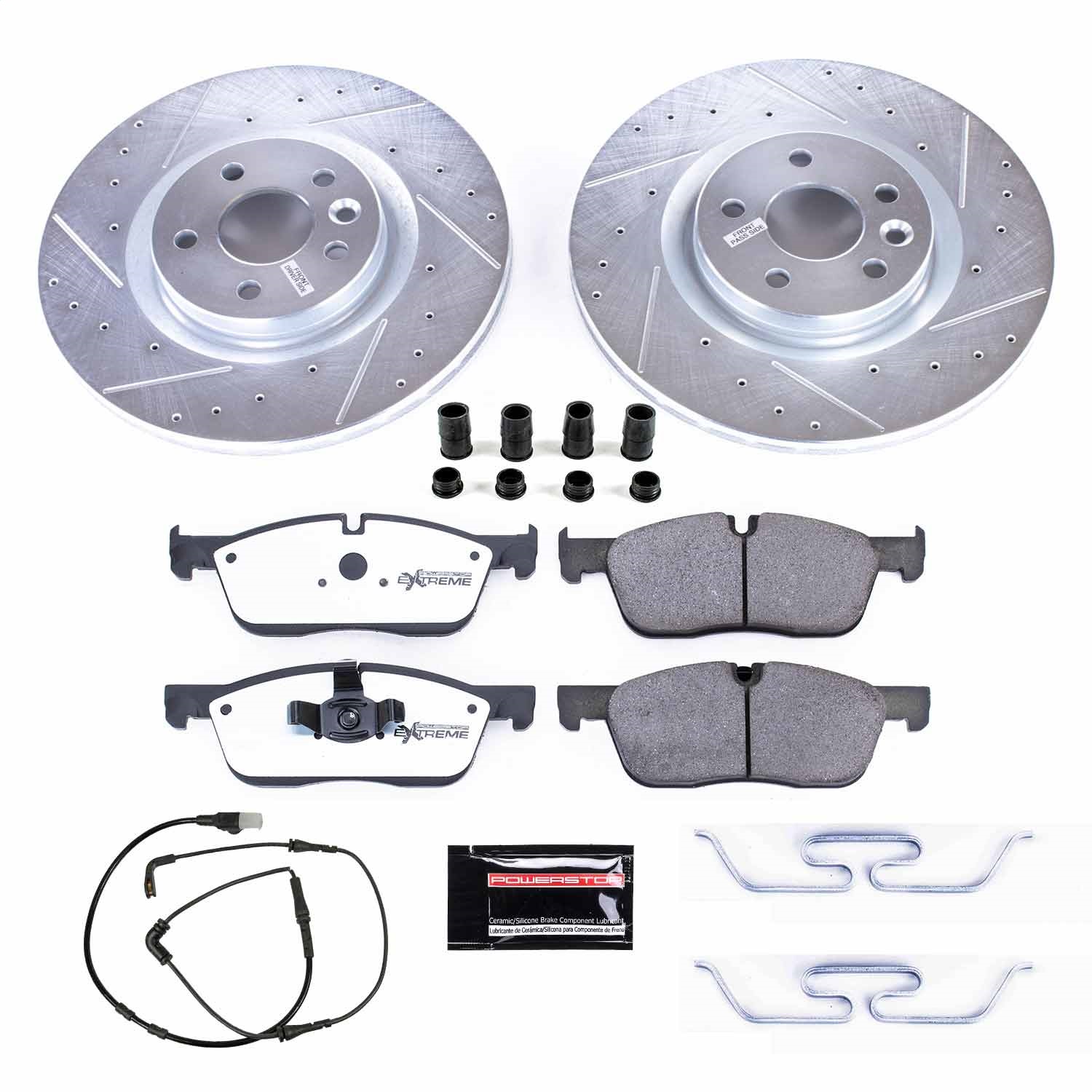 Power Stop - K7991-36 - Front - Disc Brake Pad and Rotor Kit