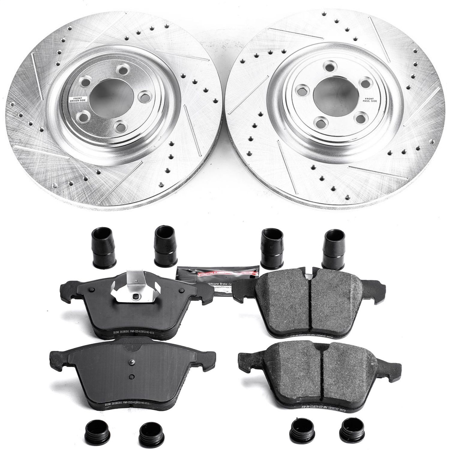 Power Stop - K8035 - Front - Disc Brake Pad and Rotor Kit