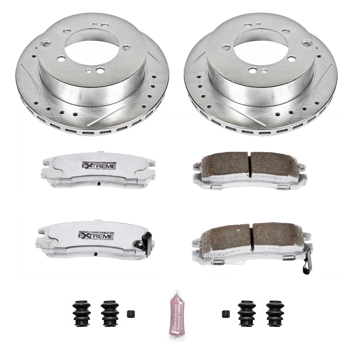 Power Stop - K806-26 - Rear - Disc Brake Pad and Rotor Kit