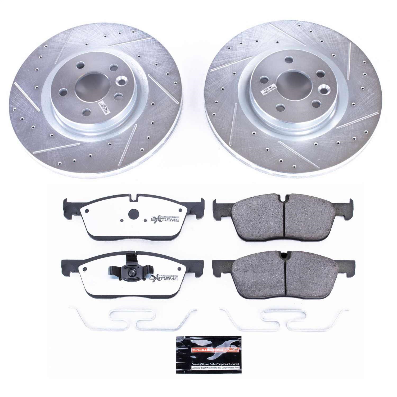 Power Stop - K8107-36 - Front - Disc Brake Pad and Rotor Kit