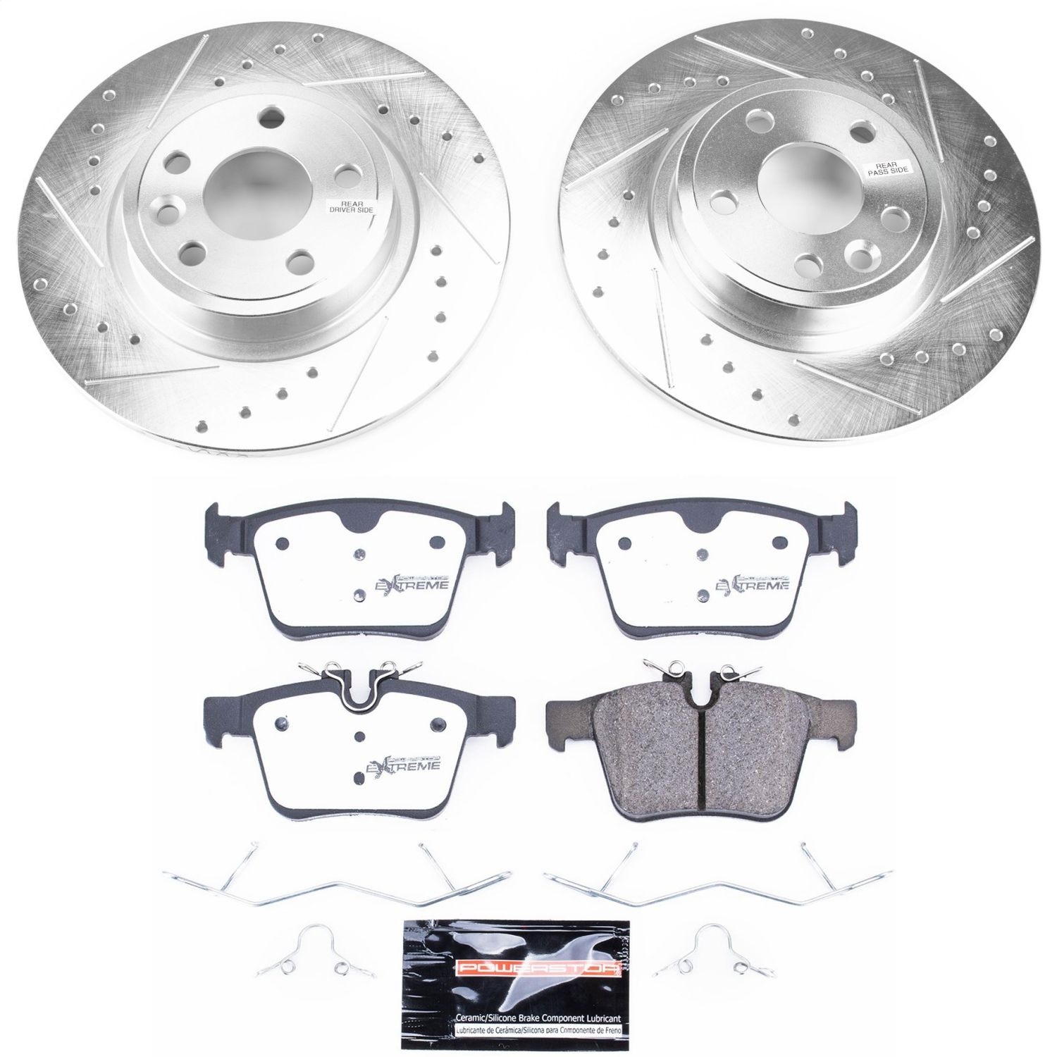 Power Stop - K8109-36 - Rear - Disc Brake Pad and Rotor Kit