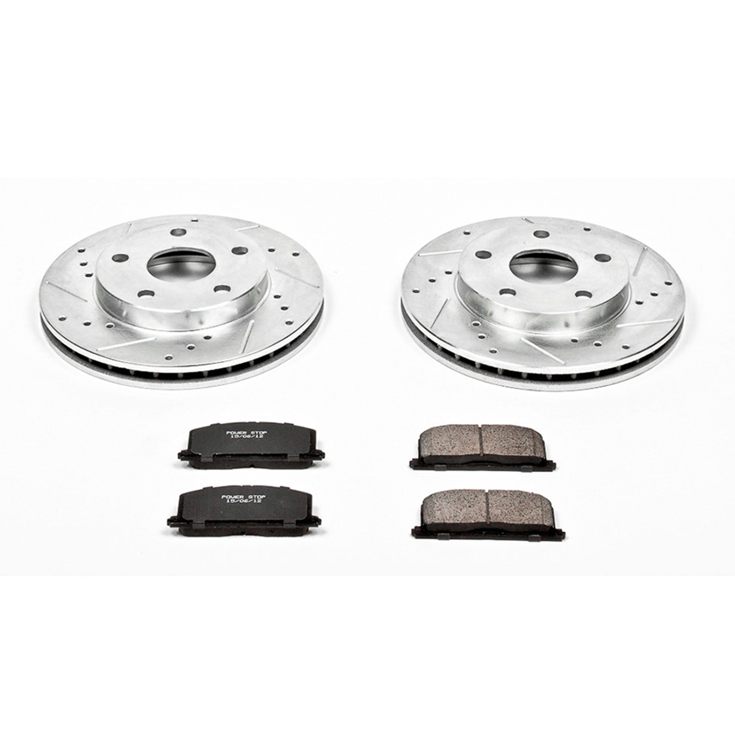 Power Stop - K815 - Front - Disc Brake Pad and Rotor Kit