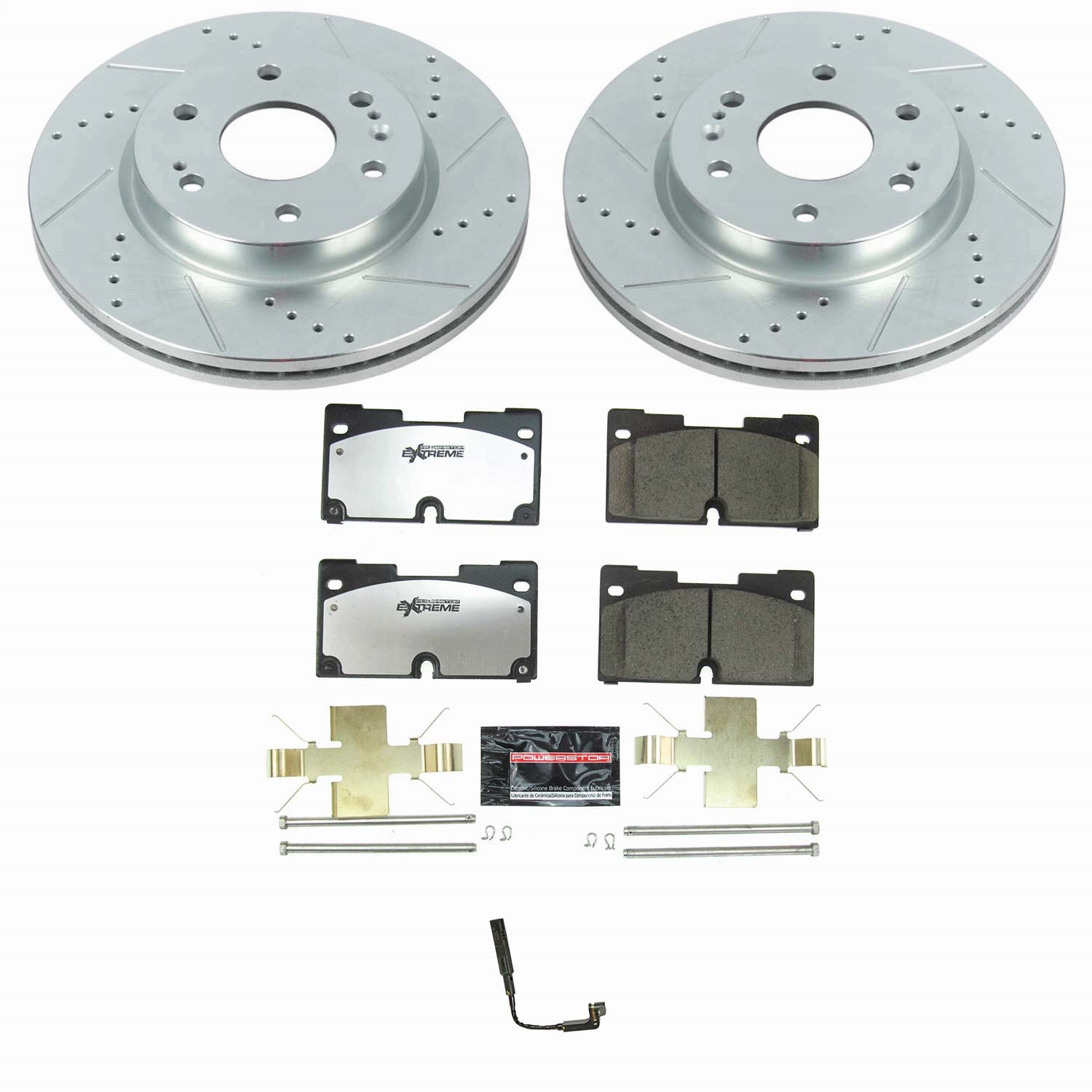 Power Stop - K8172-36 - Front - Disc Brake Pad and Rotor Kit