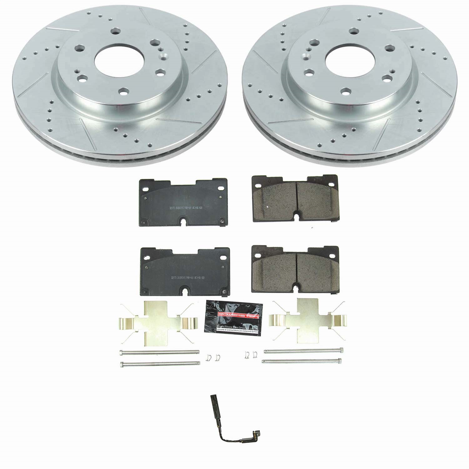 Power Stop - K8172 - Front - Disc Brake Pad and Rotor Kit