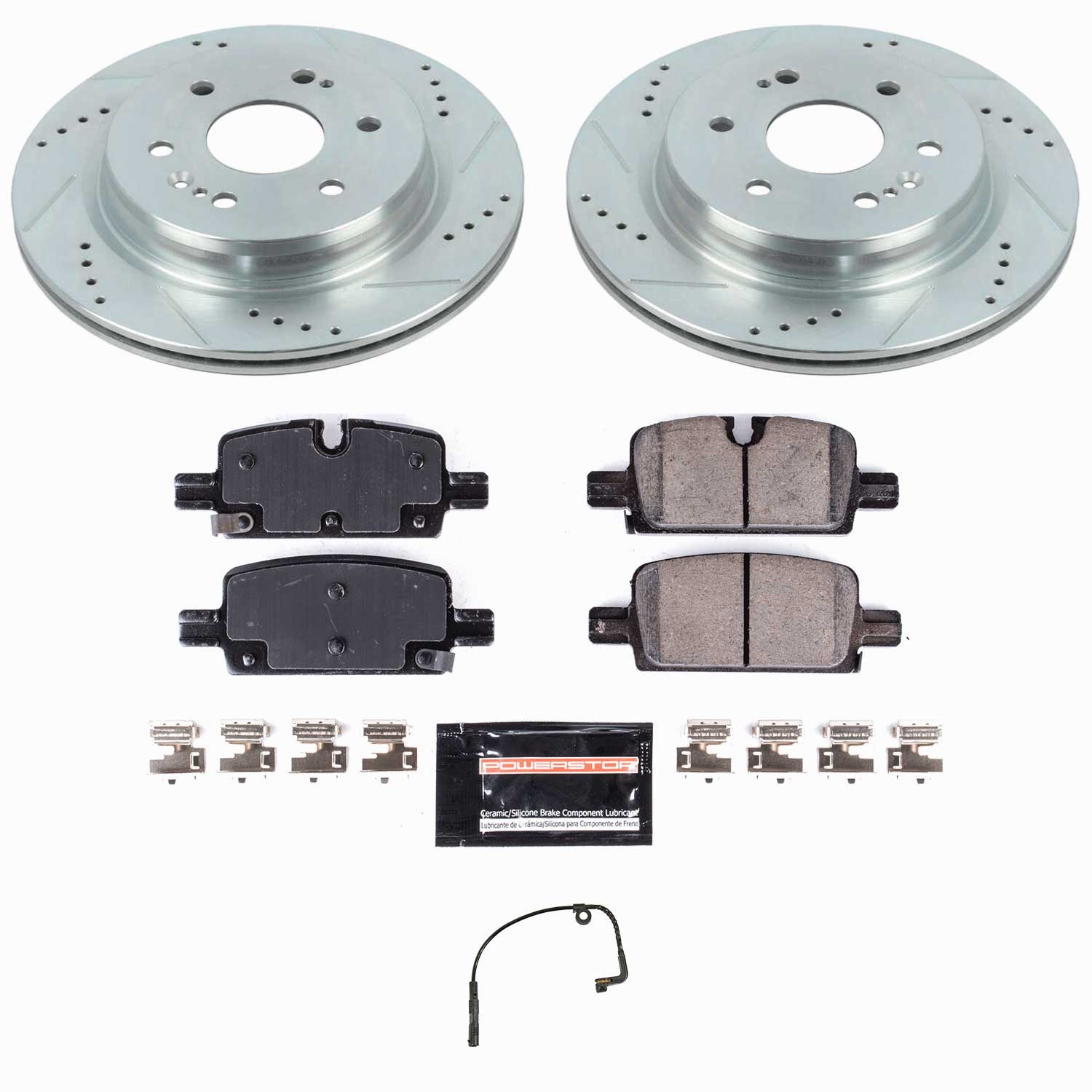 Power Stop - K8173 - Rear - Disc Brake Pad and Rotor Kit