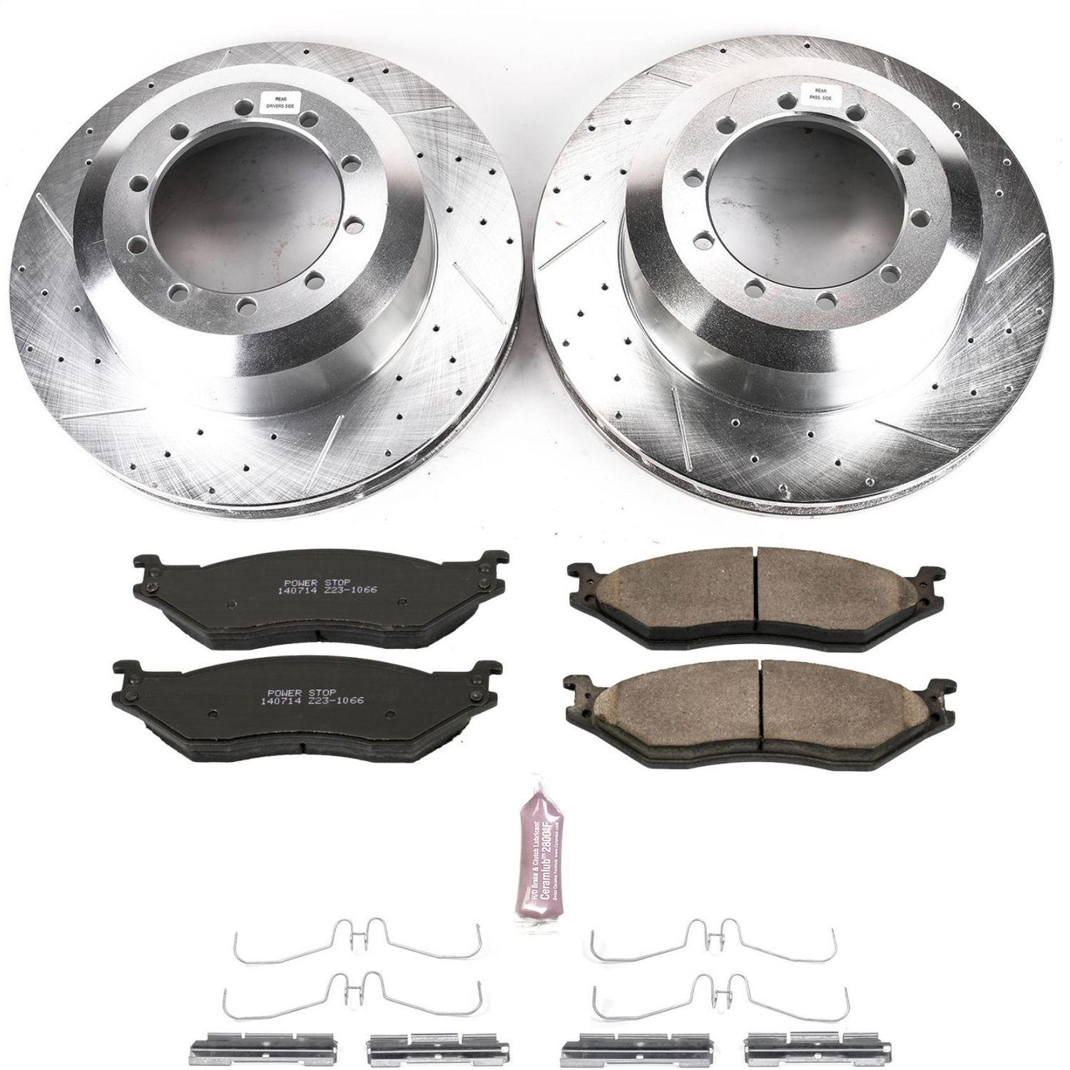 Power Stop - K8177 - Front and Rear - Disc Brake Pad and Rotor Kit