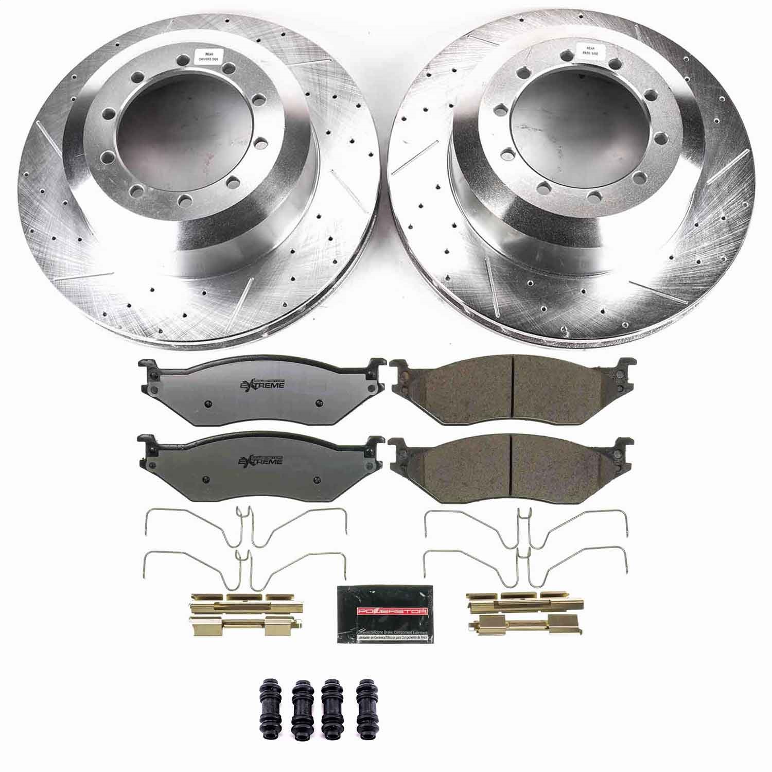 Power Stop - K8179-36 - Rear - Disc Brake Pad and Rotor Kit